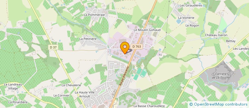 localisation de l'entreprise SCI NARVAL  VALLET