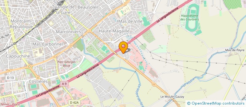 localisation de l'entreprise SCI NARVIK  NIMES