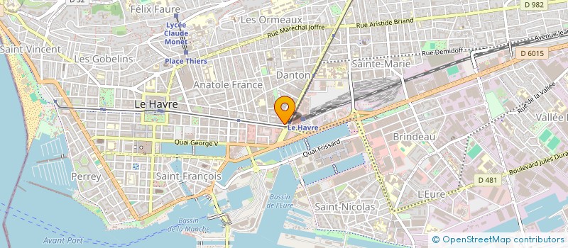 localisation de l'entreprise SCI NAS à LE HAVRE