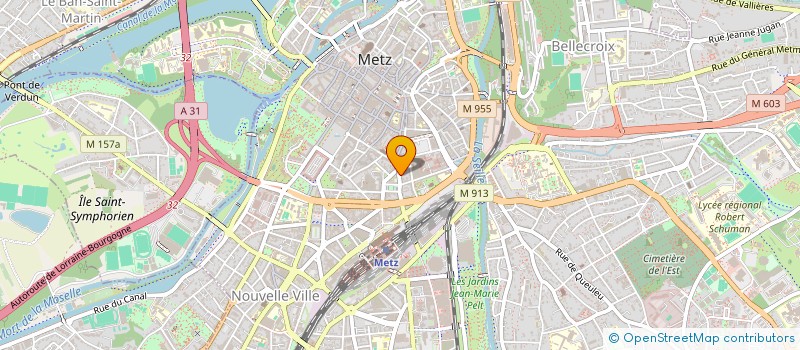 localisation de l'entreprise SCI NASA  METZ