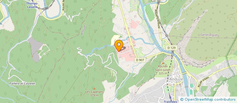 localisation de l'entreprise SCI NASA à ANDUZE