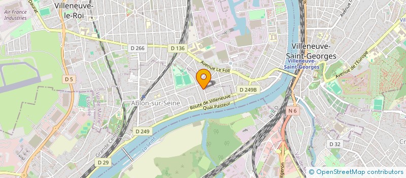 localisation de l'entreprise SCI NASARO  ABLON-SUR-SEINE