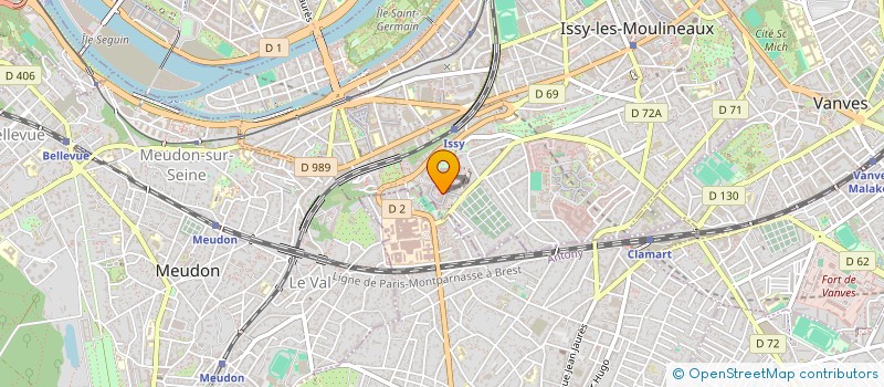 localisation de l'entreprise SCI NASAX à ISSY-LES-MOULINEAUX