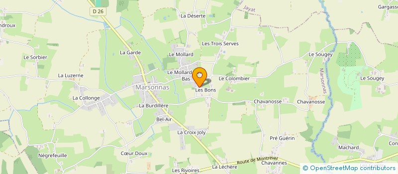 localisation de l'entreprise SCI NASCAVI  MARSONNAS