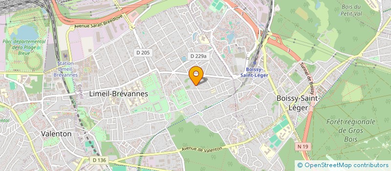 localisation de l'entreprise SCI NASEEM à LIMEIL-BREVANNES