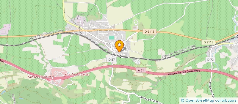 localisation de l'entreprise SCI NASH  CAPENDU