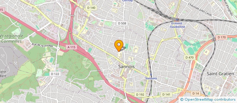 localisation de l'entreprise SCI NASHIT  SANNOIS