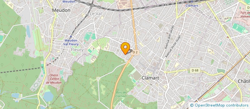 localisation de l'entreprise SCI NASS  CLAMART