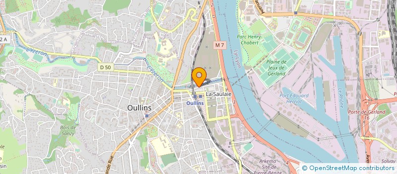 localisation de l'entreprise SCI NASSAL  OULLINS-PIERRE-BENITE