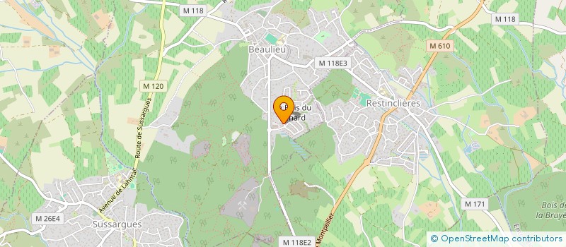 localisation de l'entreprise SCI NASSAR VLA à BEAULIEU