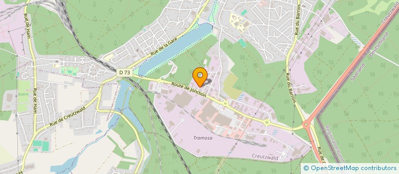 localisation de l'entreprise SCI NASSAU  CREUTZWALD