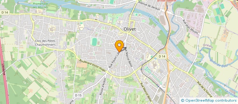 localisation de l'entreprise SCI NASSIET IMMO à OLIVET
