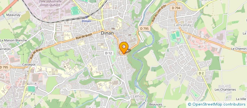 localisation de l'entreprise SCI NASSIM  DINAN