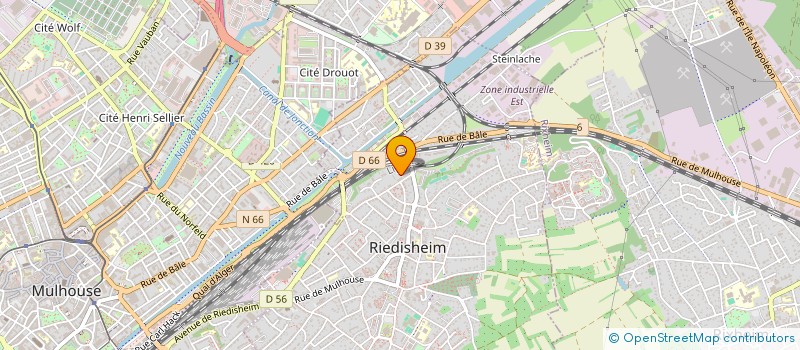 localisation de l'entreprise SCI NASTASSJA  RIEDISHEIM