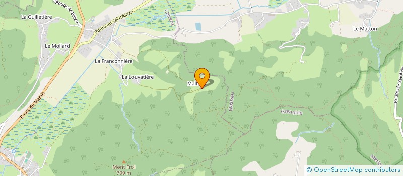 localisation de l'entreprise SCI NASTEMA  CHIRENS