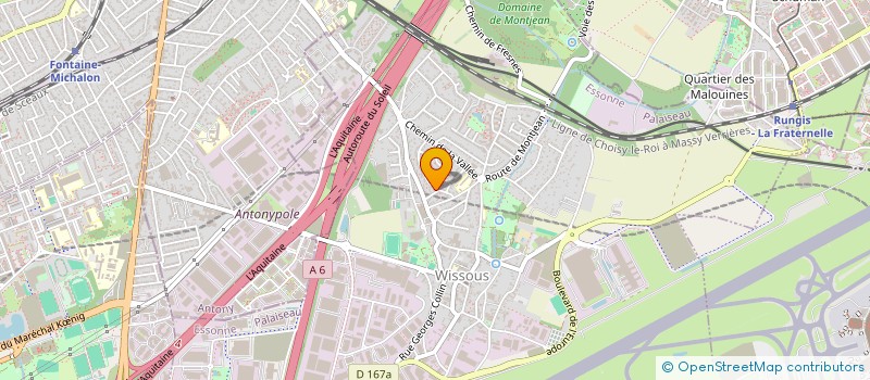 localisation de l'entreprise SCI NASTIIA à WISSOUS