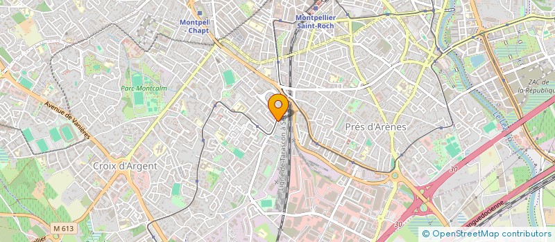 localisation de l'entreprise SCI NASYLDA  MONTPELLIER