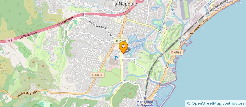 localisation de l'entreprise SCI NAT à MANDELIEU-LA-NAPOULE