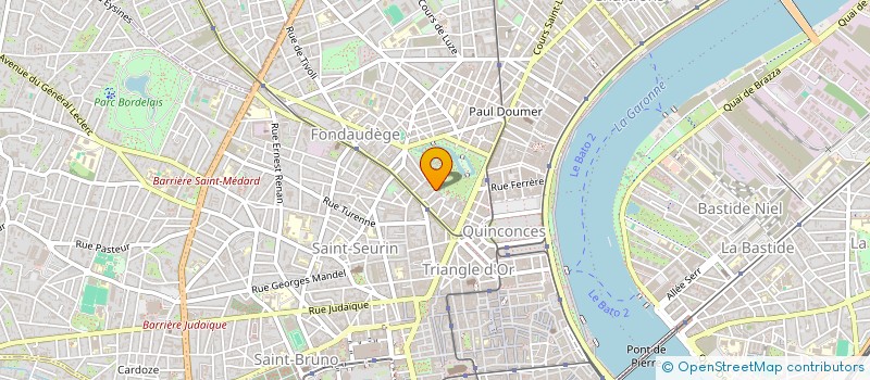 localisation de l'entreprise SCI NAT BUHAN  BORDEAUX