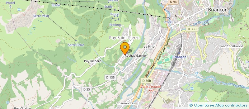 localisation de l'entreprise SCI NAT ET SAM  PUY-SAINT-PIERRE