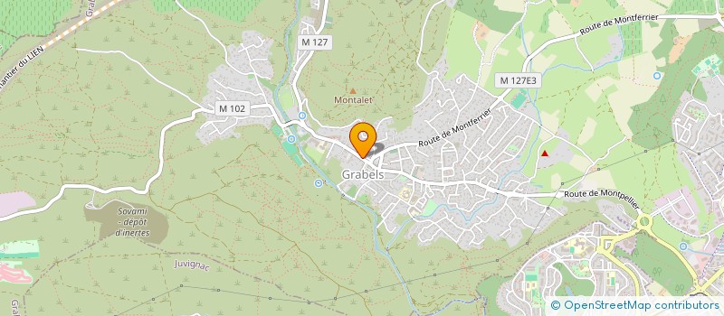 localisation de l'entreprise SCI NAT-MOUSSY  GRABELS