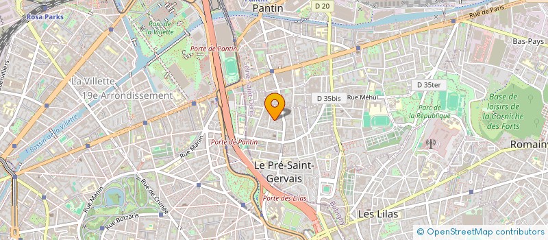 localisation de l'entreprise SCI NAT NAO à LE PRE-SAINT-GERVAIS