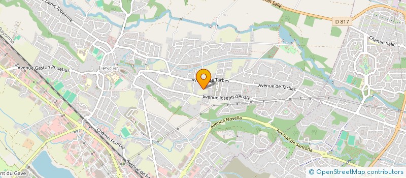 localisation de l'entreprise SCI NATABIAU  LESCAR