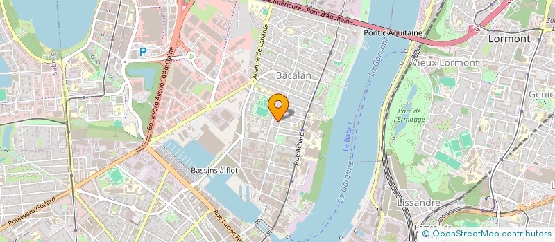 localisation de l'entreprise SCI NATACHA  BORDEAUX