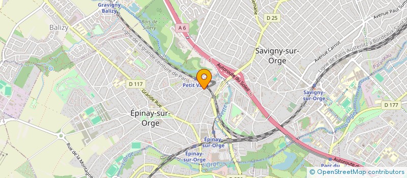 localisation de l'entreprise SCI NATACHA  EPINAY-SUR-ORGE