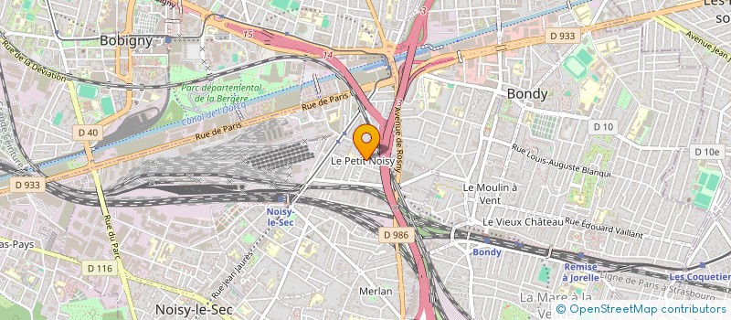 localisation de l'entreprise SCI NATACHA à NOISY-LE-SEC