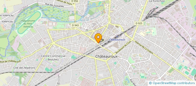 localisation de l'entreprise SCI NATACHA à CHATEAUROUX