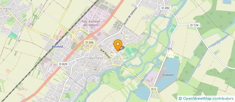 localisation de l'entreprise SCI NATACHA  BENFELD