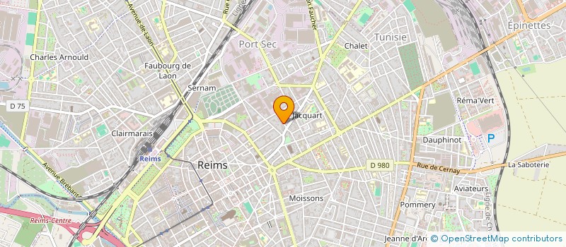 localisation de l'entreprise SCI NATADIS  REIMS