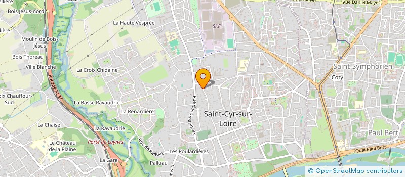 localisation de l'entreprise SCI NATAL à SAINT-CYR-SUR-LOIRE