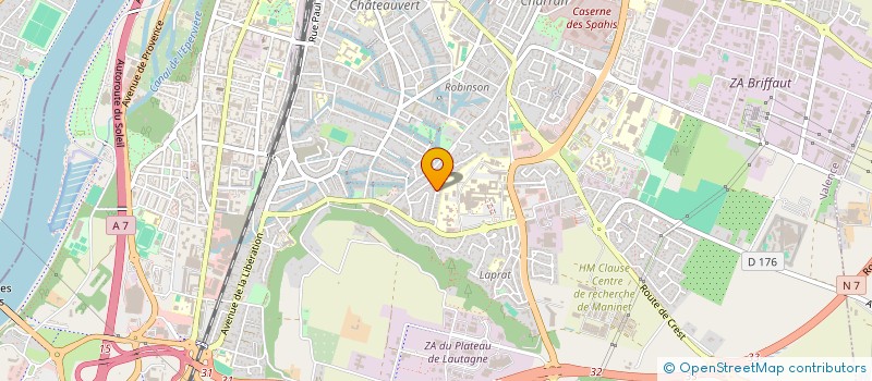 localisation de l'entreprise SCI NATAL à VALENCE