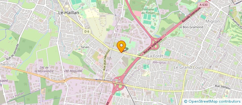 localisation de l'entreprise SCI NATALE  EYSINES