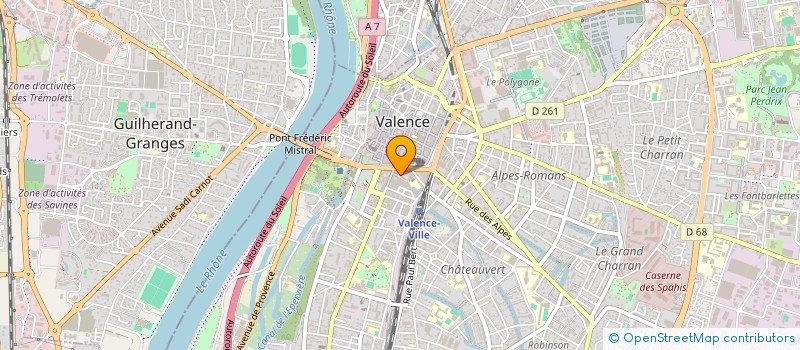 localisation de l'entreprise SCI NATALIA  VALENCE