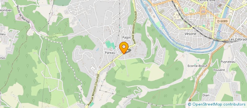 localisation de l'entreprise SCI NATALIA SAMPOUX  COULOUNIEIX-CHAMIERS