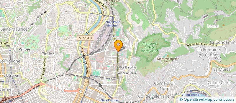 localisation de l'entreprise SCI NATALY à NICE