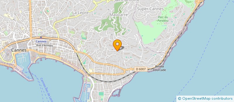 localisation de l'entreprise SCI NATALYA à CANNES