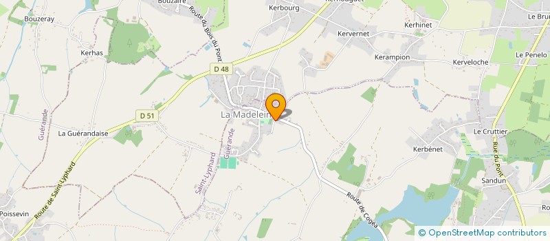 localisation de l'entreprise SCI NATAND  GUERANDE