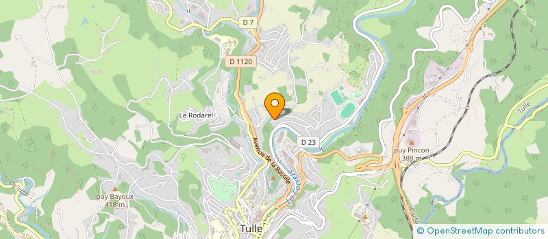 localisation de l'entreprise SCI NATANNE  TULLE