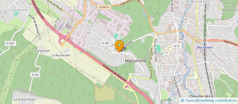 localisation de l'entreprise SCI NATANSAM  MAROMME