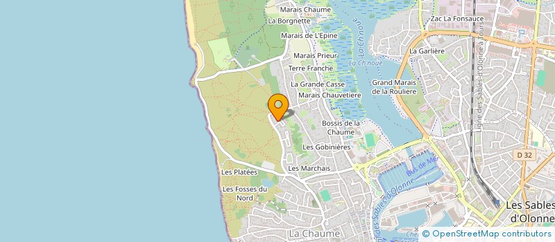 localisation de l'entreprise SCI NATARO à LES SABLES D'OLONNE