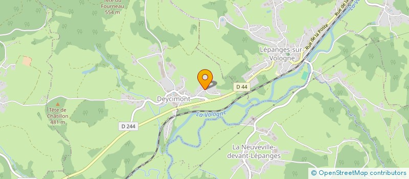 localisation de l'entreprise SCI NATASSE  DEYCIMONT