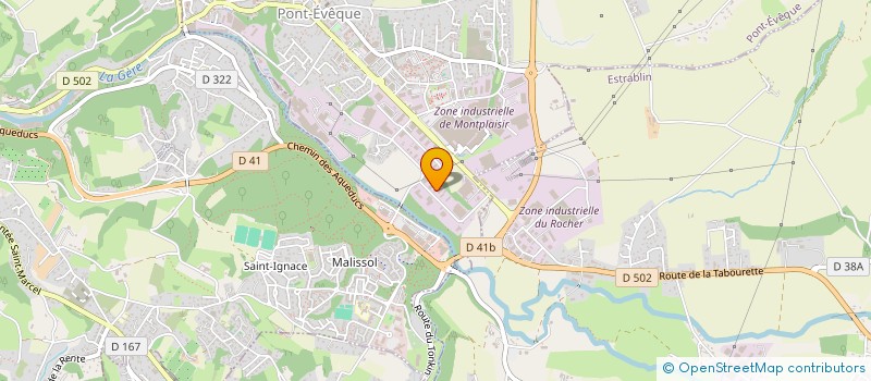 localisation de l'entreprise SCI NATCIC  PONT-EVEQUE