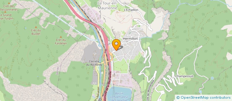 localisation de l'entreprise SCI NATEL  LA TOUR-EN-MAURIENNE