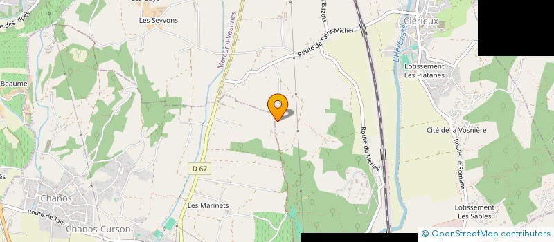 localisation de l'entreprise SCI NATELI  CLERIEUX