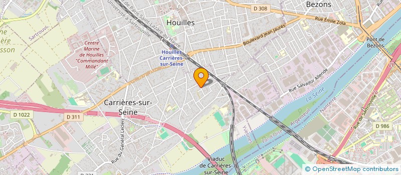 localisation de l'entreprise SCI NATELYA  CARRIERES-SUR-SEINE