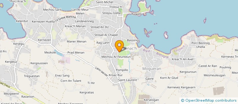 localisation de l'entreprise SCI NATENT 29  PLOUGUERNEAU